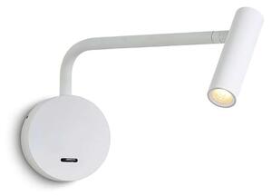 Reading arm LED nástěnné svítidlo Bílá