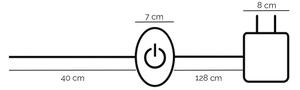 ONLI - LED Stojací lampa RINGS LED/58W/230V 4000K černá