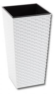 Obal na květník FINEZIA RATTAN plastový 35x35x67cm