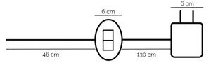 ONLI - LED Stolní lampa RINGS LED/17W/230V 4000K 37 cm černá