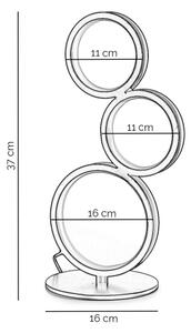 ONLI - LED Stolní lampa RINGS LED/17W/230V 4000K 37 cm černá