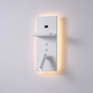 Reading Ambient Plate 1 LED nástěnné svítidlo s USB Bílá