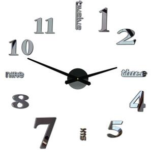 Moderní nástěnné hodiny sedm 2D plexi MIRROR