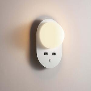 Ambient LED nástěnné svítidlo s USB Bílá
