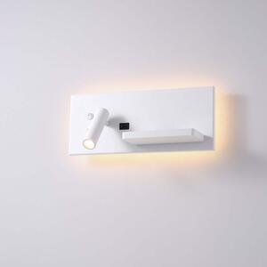 Reading Ambient Plate 2 LED nástěnné svítidlo s USB BíláPravá