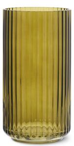 Lyngby Porcelæn Skleněná váza Lyngby Olive - 20 cm LP250