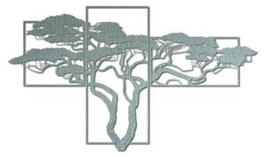 Dřevěný obraz na stěnu bonsají Obraz se skládá ze tří částí SKALICA