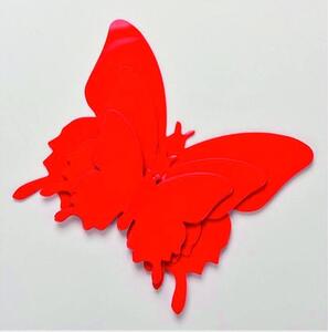 XMOMO Samolepka na stěnu motýli EDNA SA010 červené