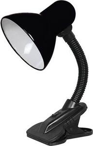 Stolní lampička s klipem 630 Č, černá