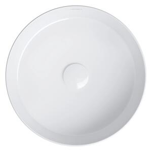 OMNIRES TULSA355BP - Umyvadlo na desku TULSA pr. 36 cm keramika/lesklá bílá