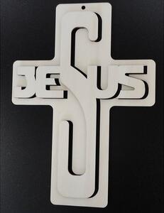 Dekorace ze dřeva - Jesus, rozměr-260x187 mm