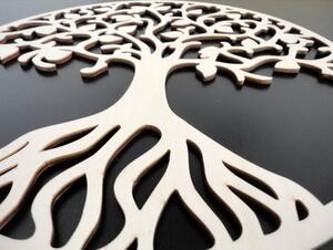 Dřevěný obraz na stěnu z překližky strom života HABULKOVO