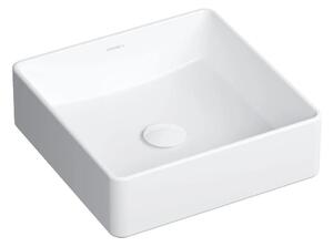 OMNIRES PASADENA360BP - Umyvadlo na desku PASADENA 36x36 cm keramika/lesklá bílá