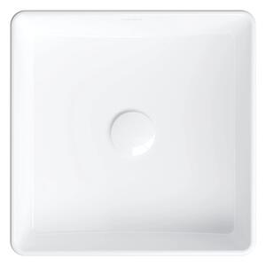 OMNIRES PASADENA360BP - Umyvadlo na desku PASADENA 36x36 cm keramika/lesklá bílá