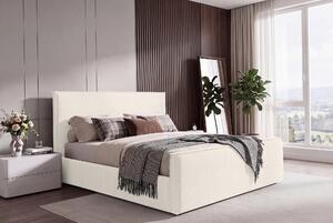 ČALOUNĚNÁ POSTEL, 180/200 cm, krémová Livetastic - Postele s úložným prostorem, Online Only