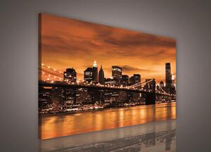 Obraz na plátně Brooklyn Bridge 266O1, 100 x 75 cm, IMPOL TRADE
