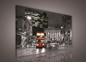 Obraz na plátně Double Decker v Londýně 298O1, 100 x 75 cm, IMPOL TRADE