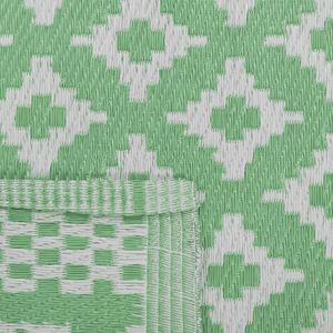 Venkovní koberec 120 x 180 cm světle zelený THANE