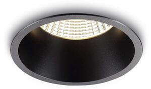 Downlight Deep LED zápustné svítidlo Ra>95 Černá12W - ⌀130mm