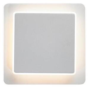 LED stropní / nástěnné moderní osvětlení SENATO, hranaté, bílé