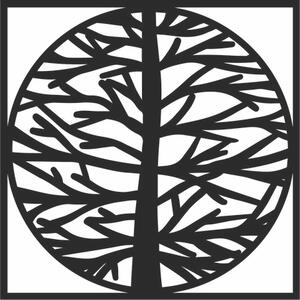 Sentop - Obraz na zeď strom v rámu MRLVEN A