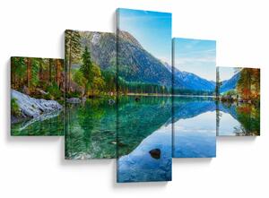 Obraz - Jezero Hintersee (125x70 cm)