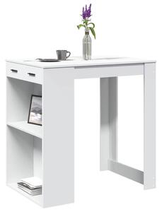 Barový stůl bílý 102 x 70 x 103,5 cm kompozitní dřevo 3309321