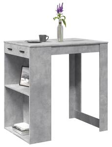 Barový stůl betonově šedý 102 x 70 x 103,5 cm kompozitní dřevo 3309324