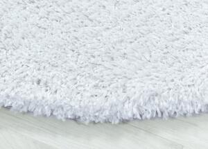 Breno Kusový koberec FLUFFY kruh 3500 White, Bílá, 160 x 160 cm