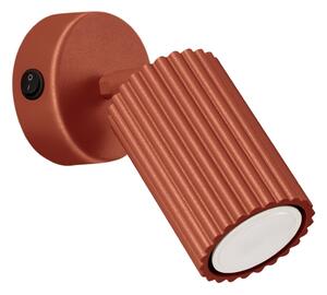 Nástěnné svítidlo v cihlové barvě Gleam – Nice Lamps