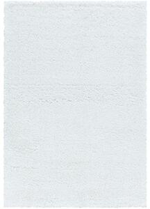 Breno Kusový koberec FLUFFY 3500 White, Bílá, 60 x 110 cm