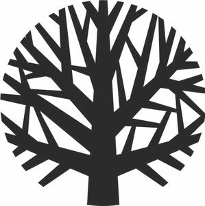 Sentop - Dřevěný obraz na stěnu strom z překližky GOGFOG II