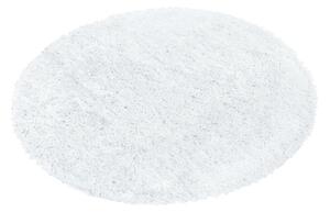 Breno Kusový koberec FLUFFY kruh 3500 White, Bílá, 120 x 120 cm