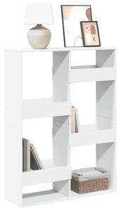 Knihovna bílá 100 x 33 x 135 cm kompozitní dřevo 3309384