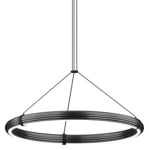 Aromas Elli LED závěsné kruhové svítidlo stmívatelné Černá