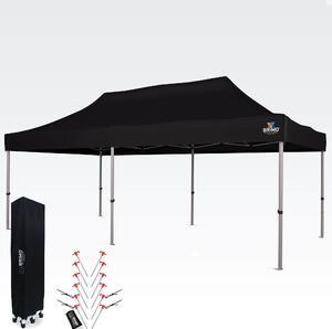 BRIMO Nůžkové stany 3x6m - bez stěn - Černá S. Alu