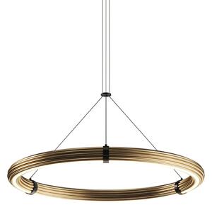 Aromas Elli LED závěsné kruhové svítidlo stmívatelné Zlatá