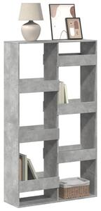 Knihovna betonově šedá 100 x 33 x 175 cm kompozitní dřevo 3309405