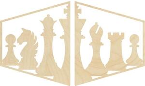 Elegantní obraz na stěnu šachové figurky - MIVAL | SENTOP