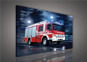 Obraz na plátně hasiči 108O1, 100 x 75 cm, IMPOL TRADE