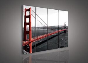 Obraz na plátně Golden Gate Bridge 103S8, rozměr 120 x 100 cm, IMPOL TRADE