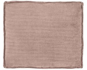 Růžový manšestrový polštář Kave Home Blok 50 x 60 cm