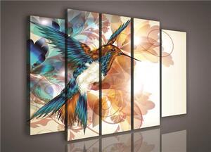Obraz na plátně kolibřík 260S12, rozměr 150 x 100 cm, IMPOL TRADE
