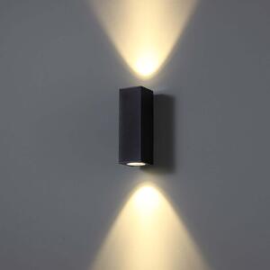 Luca square LED nástěnné svítidlo IP65 Ra>90 ⌀60mmNahoru/dolu