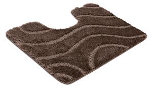 Sada koupelnových koberečků SUPREME WAVES vlny, hnědá