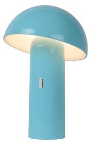 Stolní LED lampička do dětského pokoje FUNGO, 7,5W, teplá bílá, modrá
