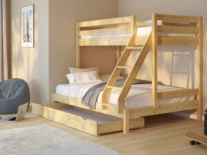Patrová postel Harry Borovice přírodní 90x200 cm