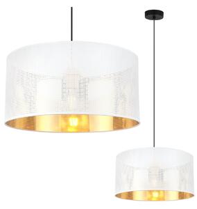 Závěsné svítidlo Asti0, 1x bílé PVC stínítko, (fi 40cm), g, b