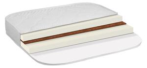 Kokosová oválná matrace RUCKIS maxi, 72x10x125, bílá