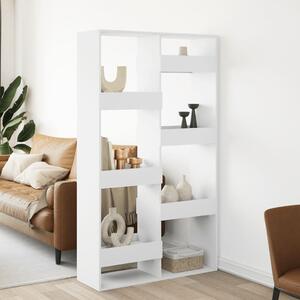 Dělicí stěna bílá 100 x 33 x 175 cm kompozitní dřevo 3309573